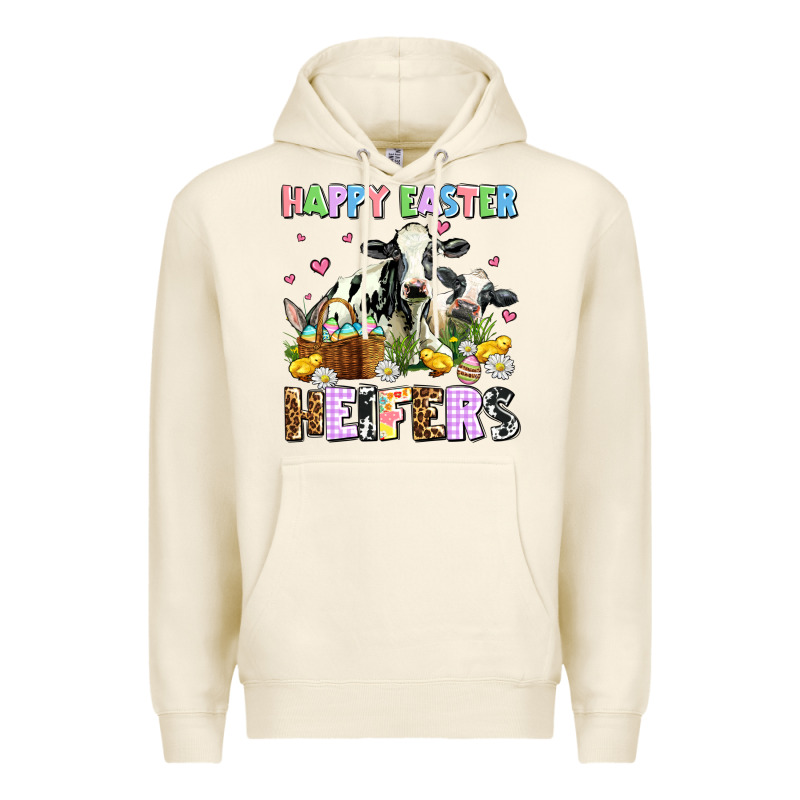 Happy Easter Heifer's Premium Hoodie by AdoDesignShop | Teevron