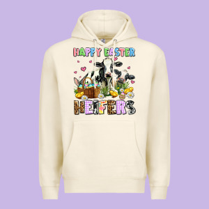 Happy Easter Heifer's Premium Hoodie Designed By Adodesignshop