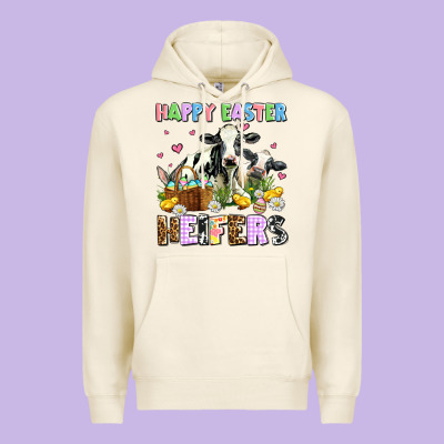 Happy Easter Heifer's Premium Hoodie Designed By Adodesignshop