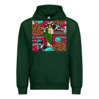 Forest Green san judas leopard cowhide tumbler Urban Hoodie - JahusDesignShop