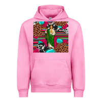 Fuchsia Pink san judas leopard cowhide tumbler Urban Hoodie - JahusDesignShop