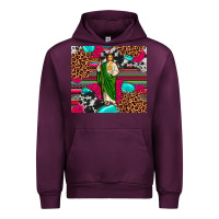Mauve Wine san judas leopard cowhide tumbler Urban Hoodie - JahusDesignShop