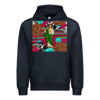 Navy san judas leopard cowhide tumbler Urban Hoodie - JahusDesignShop