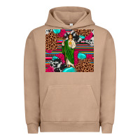 Pigment Burro san judas leopard cowhide tumbler Urban Hoodie - JahusDesignShop