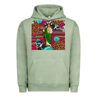 Pigment Oil Green san judas leopard cowhide tumbler Urban Hoodie - JahusDesignShop