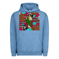 Pigment Pebble Blue san judas leopard cowhide tumbler Urban Hoodie - JahusDesignShop