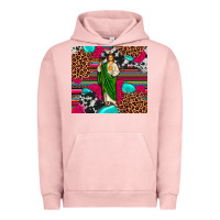 Pigment Salmon san judas leopard cowhide tumbler Urban Hoodie - JahusDesignShop