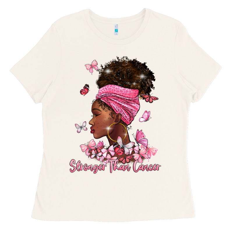 Stronger Than Cancer Ladies Tee by BarkalooDesign | Teevron