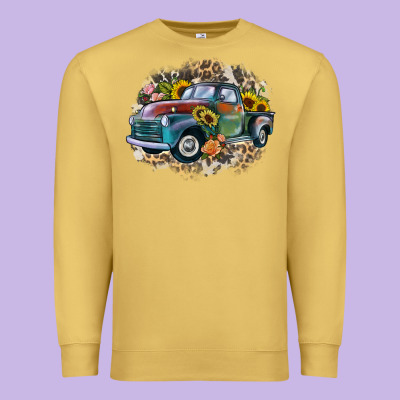 Premium Sweatshirt vintage truck western