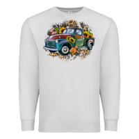 Dove Grey vintage truck western Premium Sweatshirt - Zillion Design Studio