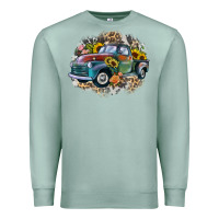Seafoam vintage truck western Premium Sweatshirt - Zillion Design Studio