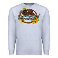 Heather Grey punchy Premium Sweatshirt - Zillion Design Studio