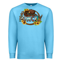 Ocean Blue punchy Premium Sweatshirt - Zillion Design Studio