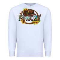 White punchy Premium Sweatshirt - Zillion Design Studio