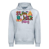 Heather Grey summer vibes Urban Hoodie - AdoDesignShop