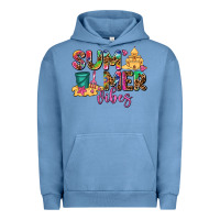 Pigment Pebble Blue summer vibes Urban Hoodie - AdoDesignShop