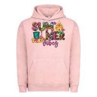 Pigment Salmon summer vibes Urban Hoodie - AdoDesignShop