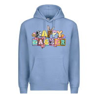 Colony Blue happy easter Premium Hoodie - AdoDesignShop