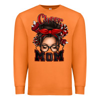 Carrot cheer mom messy bun Premium Sweatshirt - texasbilliewilder
