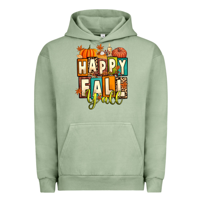 Happy Fall Y'all Urban Hoodie by Artiststas | Teevron