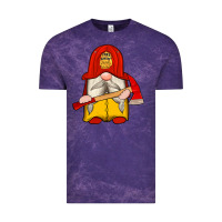 Cloud Purple firefighter gnomes Vintage Tee - Artiststas