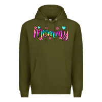 Army Green mommy Premium Hoodie - JahusDesignShop