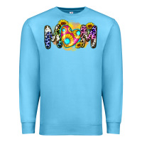 Ocean Blue mom sunflower Premium Sweatshirt - Zillion Design Studio
