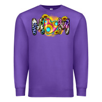 Purple mom sunflower Premium Sweatshirt - Zillion Design Studio