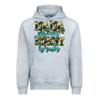 Heather Grey mama mom mommy bruh with arrow Urban Hoodie - AdoDesignShop