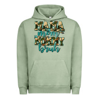 Pigment Oil Green mama mom mommy bruh with arrow Urban Hoodie - AdoDesignShop