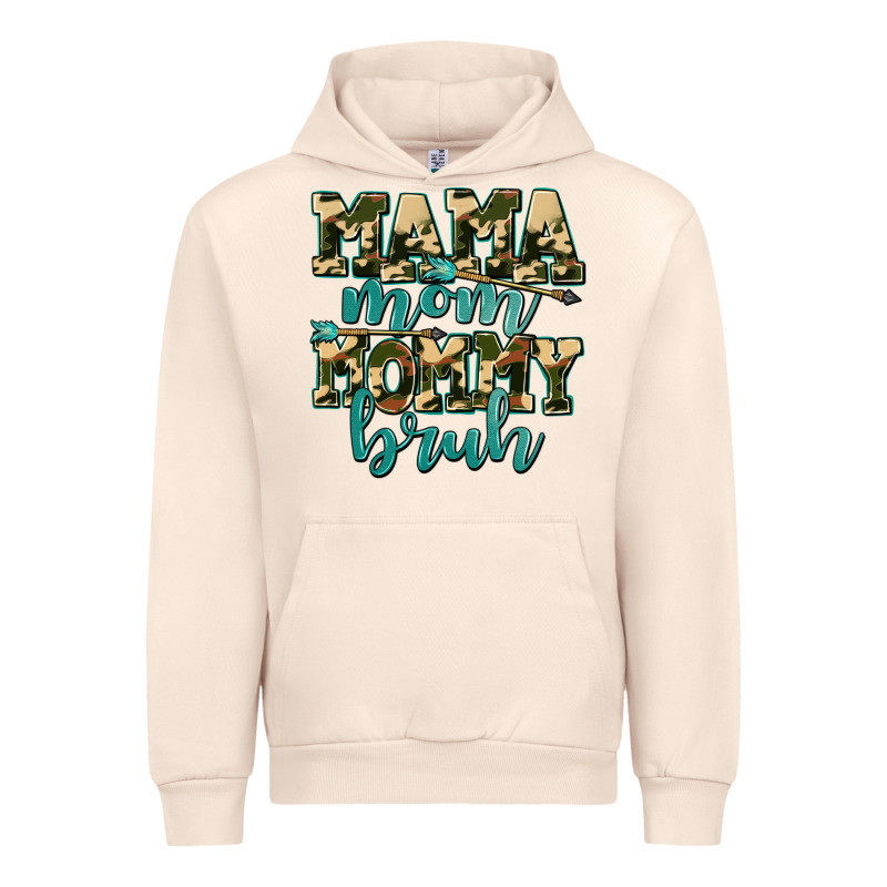 Mama Mom Mommy Bruh With Arrow Urban Hoodie by AdoDesignShop | Teevron