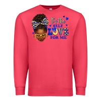 Cardinal sorority colors blue and gold it's the self love f Premium Sweatshirt - texasbilliewilder