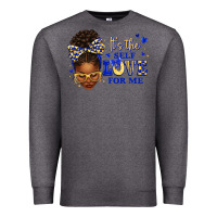 Charcoal Heather sorority colors blue and gold it's the self love f Premium Sweatshirt - texasbilliewilder