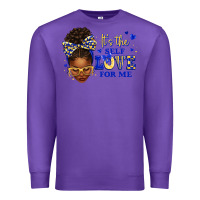Purple sorority colors blue and gold it's the self love f Premium Sweatshirt - texasbilliewilder