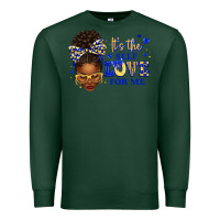 Sports Green sorority colors blue and gold it's the self love f Premium Sweatshirt - texasbilliewilder