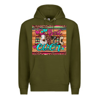 Army Green best auntie ever Premium Hoodie - JahusDesignShop