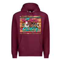 Burgundy best auntie ever Premium Hoodie - JahusDesignShop