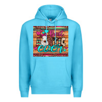 Ocean Blue best auntie ever Premium Hoodie - JahusDesignShop