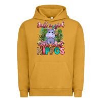 Pigment Peanut Butter just a girl who loves hippos Urban Hoodie - Artiststas