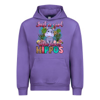Tulip just a girl who loves hippos Urban Hoodie - Artiststas