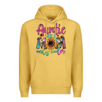 Antique Gold auntie like a mom Premium Hoodie - JahusDesignShop