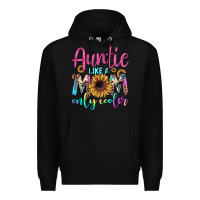 Black auntie like a mom Premium Hoodie - JahusDesignShop