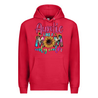 Cardinal auntie like a mom Premium Hoodie - JahusDesignShop