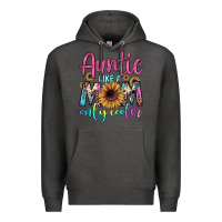 Charcoal Heather auntie like a mom Premium Hoodie - JahusDesignShop