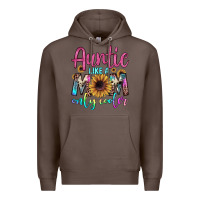 Coffee auntie like a mom Premium Hoodie - JahusDesignShop