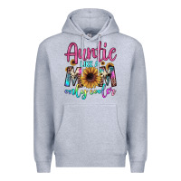 Heather Grey auntie like a mom Premium Hoodie - JahusDesignShop