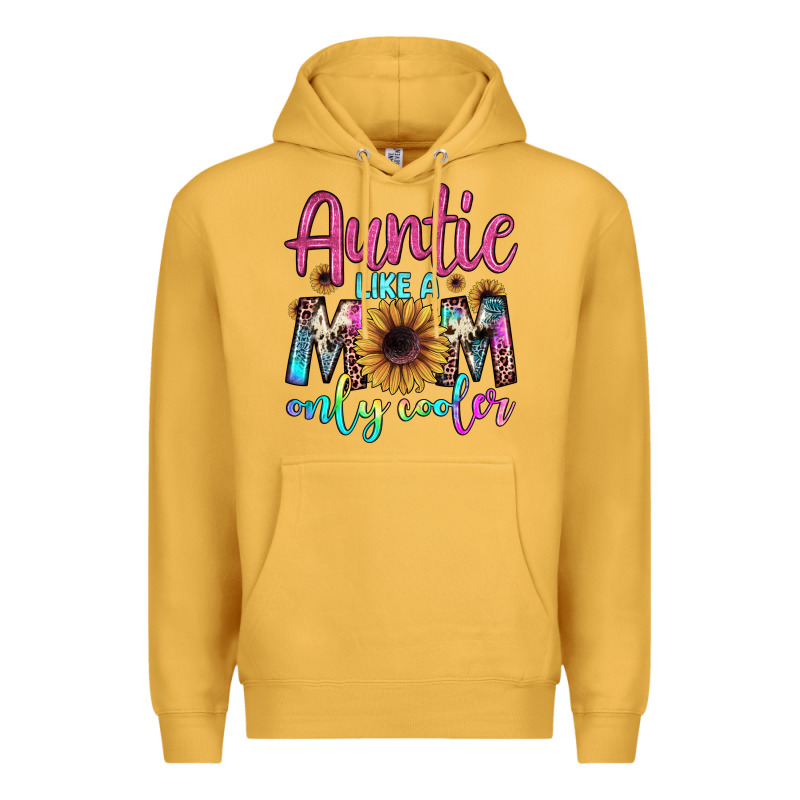 Auntie Like A Mom Premium Hoodie by JahusDesignShop | Teevron