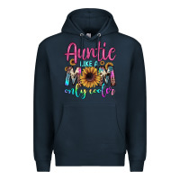 Navy auntie like a mom Premium Hoodie - JahusDesignShop