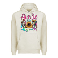 Oatmeal Heather auntie like a mom Premium Hoodie - JahusDesignShop