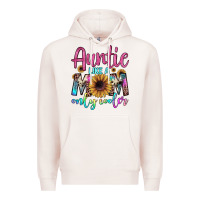 Pale Pink auntie like a mom Premium Hoodie - JahusDesignShop